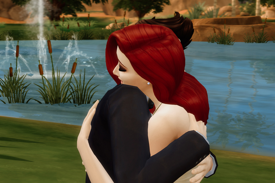 sesja ślubna w Sims 4