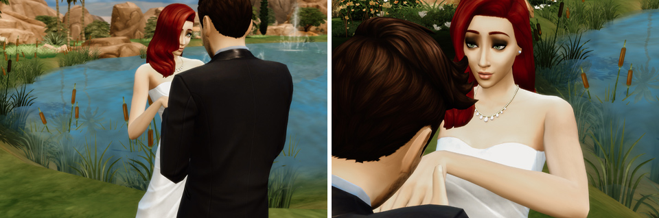 fotografia ślubna Sims 4