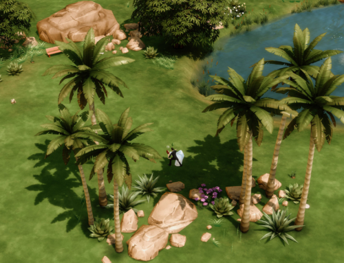 Sesja ślubna w Oazie nad stawem- Sims 4 2020