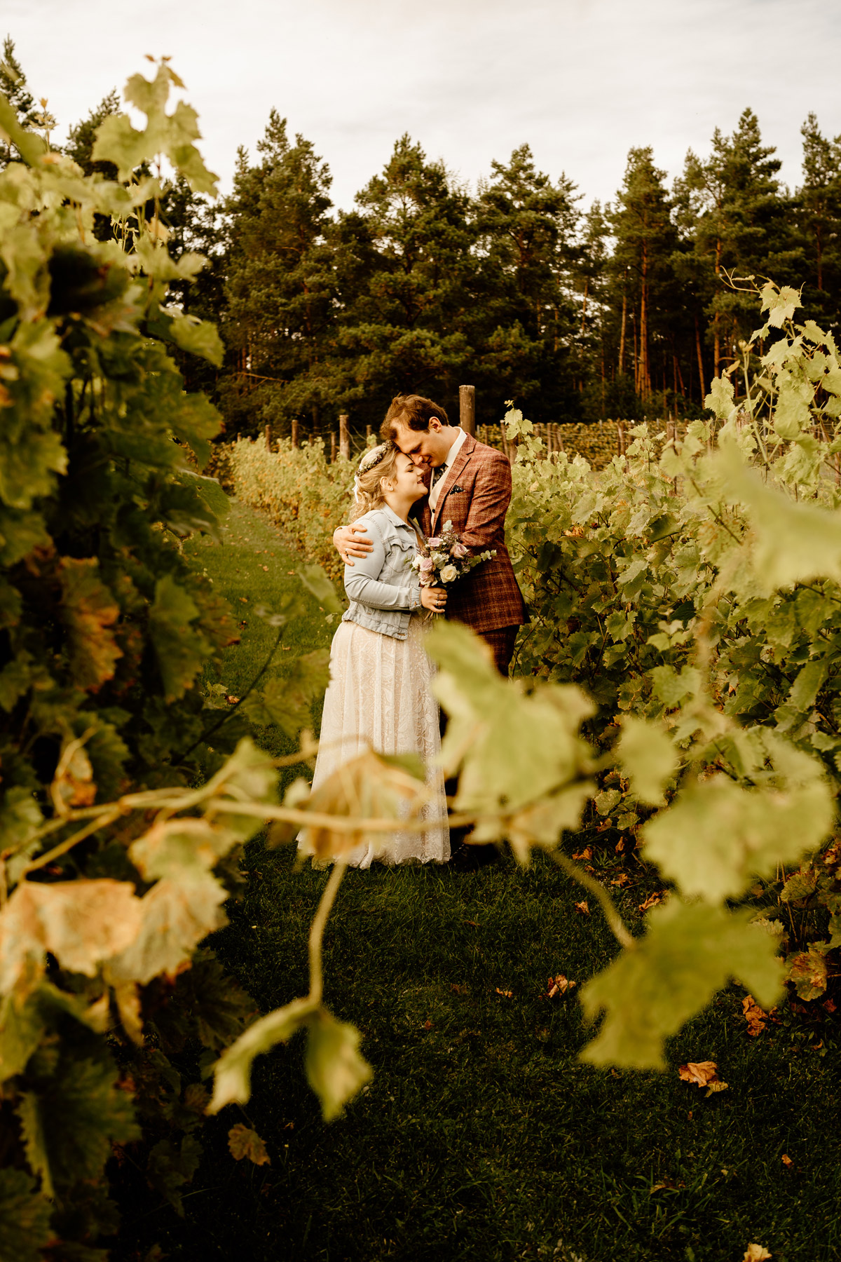 zdjęcia ślubne - Warmińska winnica